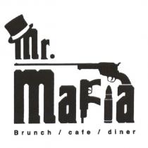 Mr.Mafia 餐廳商標設計圖