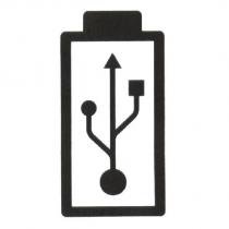 Battery Design with Trident Logo