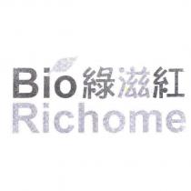 綠滋紅 Richome Bio 設計字