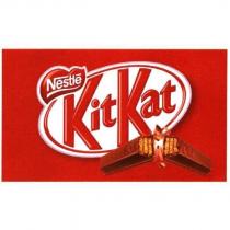 KIT KAT in Oval & NESTLE w/Underlining on Heart w/Broken wafer finger