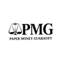 PMG PAPER MONEY GUARANTY & Design