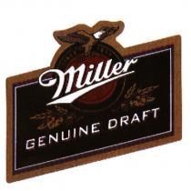 MILLER GENUINE DRAFT label (2007)