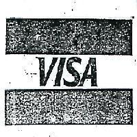 BLUE, WHITE GOLD BANDS DESIGN WITH VISA 