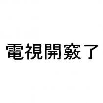 電視開竅了