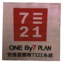 安捷星團隊 7321 系統及圖 ONE By7 PLAN