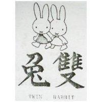 雙兔及圖 TWIN RABBIT 