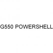 G550 POWERSHELL