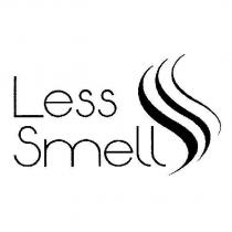 Less Smell Logo w/ Stylized Wavy Lines