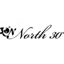 30 ° N North 30 °及圖