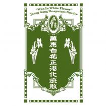 萬應白花正港化痰散及圖