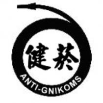 健菸 ANTI-GNIKOMS 及圖