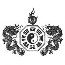 雙龍八卦圖