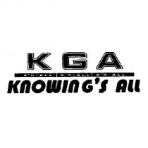 KGA K'S-ALL KNOWING'S ALL