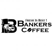 BANKERS COFFEE/ FRESH IS BEST!及圖