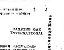 CAMPING GAZ INTERNATIONAL 