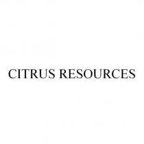 CITRUS RESOURCES