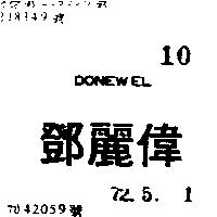 鄧麗偉 DONEWEL 