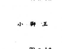 小獅王
