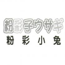 粉彩子 ウサギ 粉彩小兔