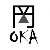岡 OKA 設計字及圖