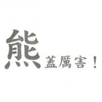 熊蓋厲害!
