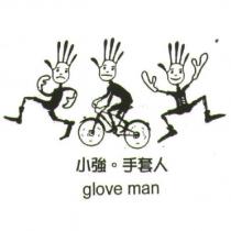 小強。手套人 glove man 及圖
