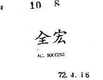 全宏 ALL SUCCESS 