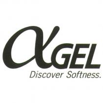 α GEL/Discover Softness.