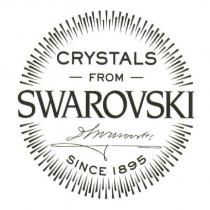 CRYSTALS FROM SWAROVSKI SINCE 1895 & DEVICE