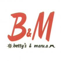 B&M betty's & maru.a 太陽及鬍子圖