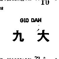 九大 GIO DAH 
