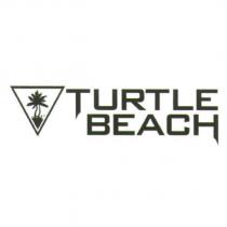 TURTLE BEACH and Palm Tree Design