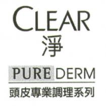 CLEAR 淨 PURE DERM 頭皮專業調理系列