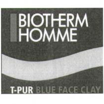 T-PUR BLUE FACE CLAY BIOTHERM HOMME/label