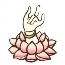 蓮花佛手圖