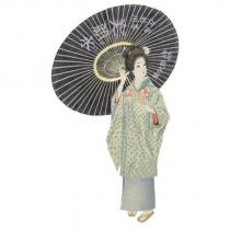高等化粧用びがんすい美顔水紀州粉河桃谷製及女人圖
