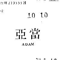 亞當 ADAM 