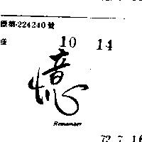 憶 REMEMBER 