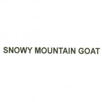 SNOWY MOUNTAIN GOAT