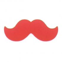 2D Pink Mustache Design