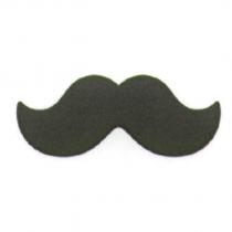 2D Mustache B&W Design