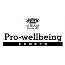 2W&Y 抗菌大師 Master AB 好精神益生菌 Pro-wellbeing 及圖