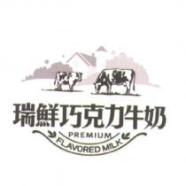瑞鮮巧克力牛奶及圖
