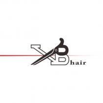 XB hair 及其文字設計圖及圖