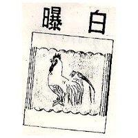 白曝及圖
