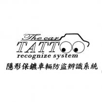 隱形保鑣車輛防盜辨識系統 The Car TATTOO recognize system 及圖