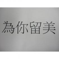 為你留美
