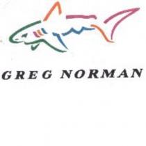 GREG NORMAN with Shark in Color logo