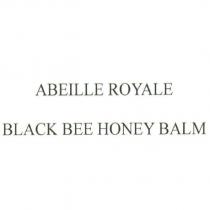 ABEILLE ROYALE BLACK BEE HONEY BALM