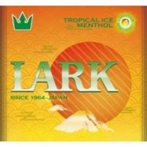 LARK TROPICAL ICE MENTHOL Label in Orange Background